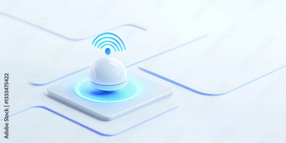 Technology style series 3D blue glass texture network data Technology style series 3D blue glass texture network data