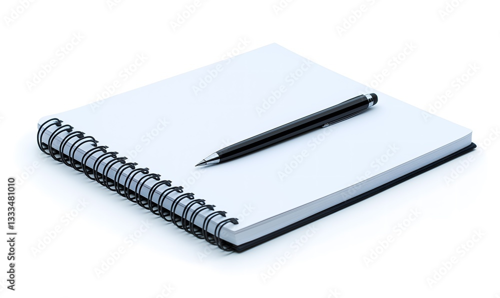 Spiral-Bound Notebook with Pen Spiral-Bound Notebook with Pen