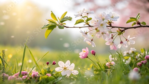 spring flowers in the garden
