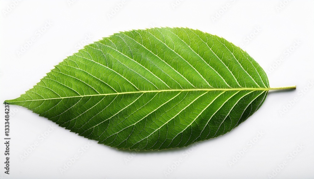 Obraz premium contrast green leaf isolated