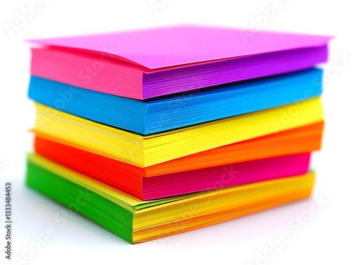 Wallpaper Mural Stack of Colorful Sticky Notes Torontodigital.ca