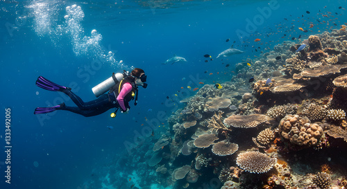 Wallpaper Mural [Generative AI] 스쿠버 다이빙 Torontodigital.ca