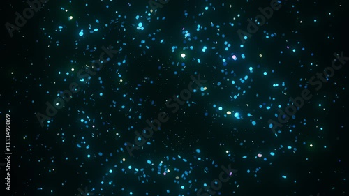 Wallpaper Mural Glowing particles dynamically align to form a futuristic map of Saudi Arabia. The animation features rotating perspectives and cosmic lighting, creating a mesmerizing sci-fi atmosphere. Torontodigital.ca