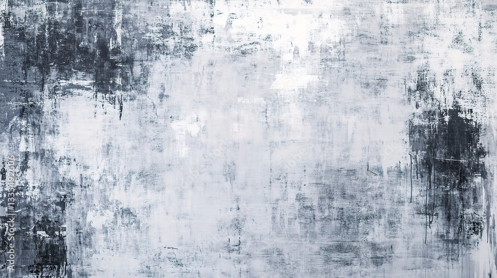 Naklejka premium Monochrome Grunge Textured Grey Background for Artistic Use