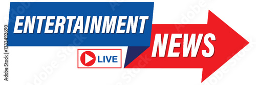 Live Entertainment News Arrow Graphic