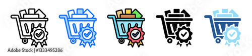 Guarantee Icon Set Multiple Style Collection