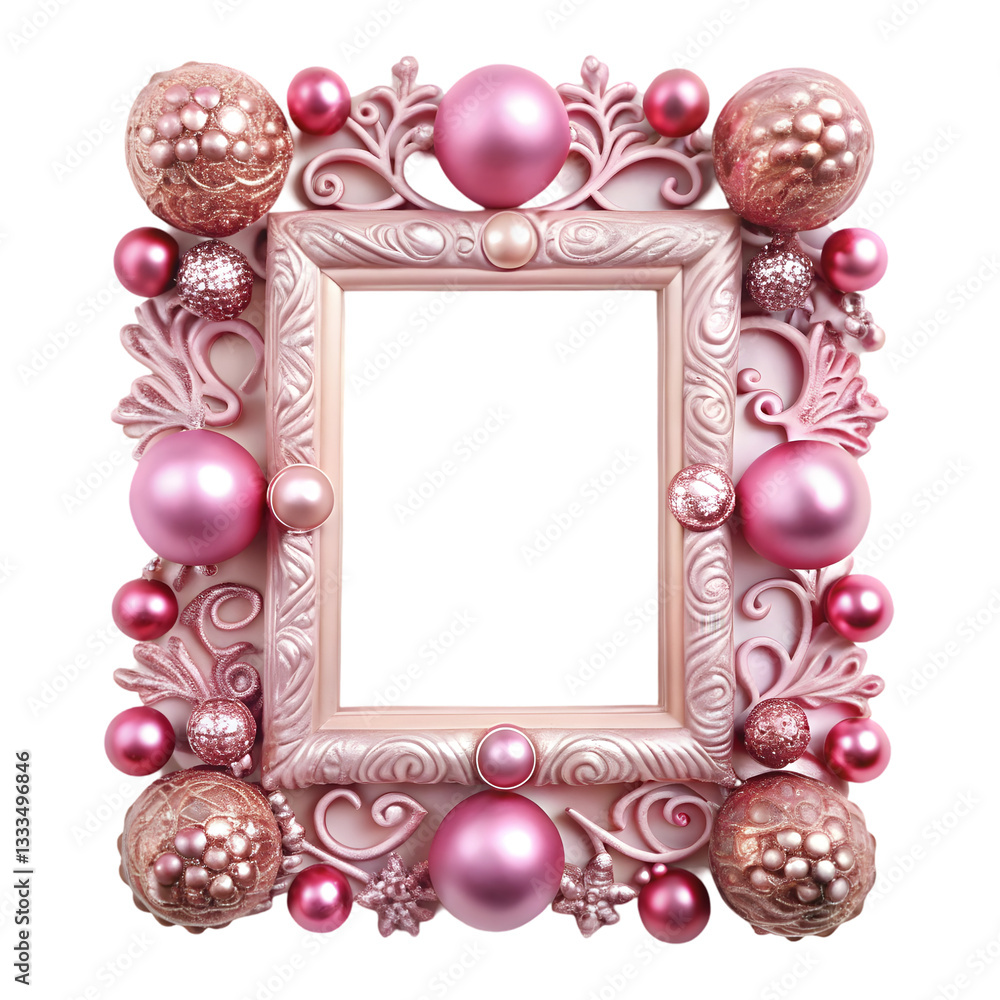 christmas frame on white christmas frame on white