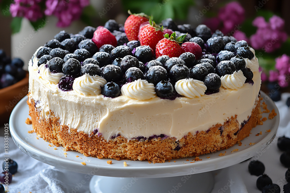 blueberry cake blueberry cake