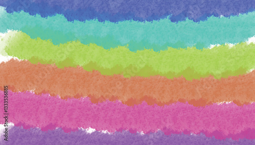 Abstract Background Pastel Rainbow Stripes Illustration