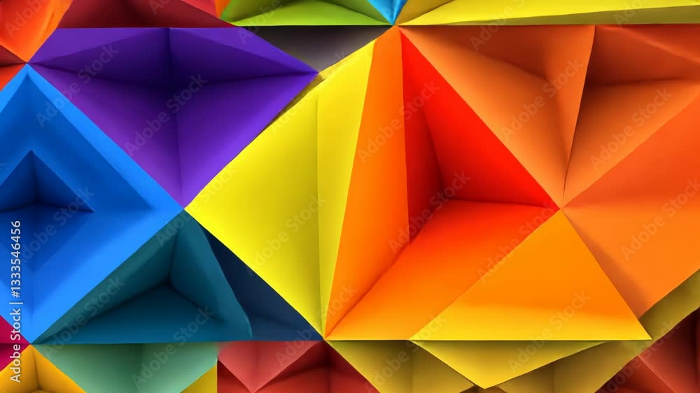 Abstract Colorful Geometric Shapes Background Abstract Colorful Geometric Shapes Background