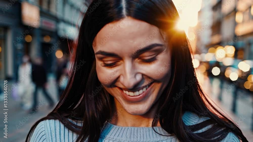 The Smiling Woman in Sunlight The Smiling Woman in Sunlight