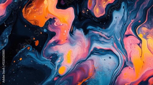 Psychedelic Marble Pattern – A Close-Up of Swirl Pattern Wallpaper  
