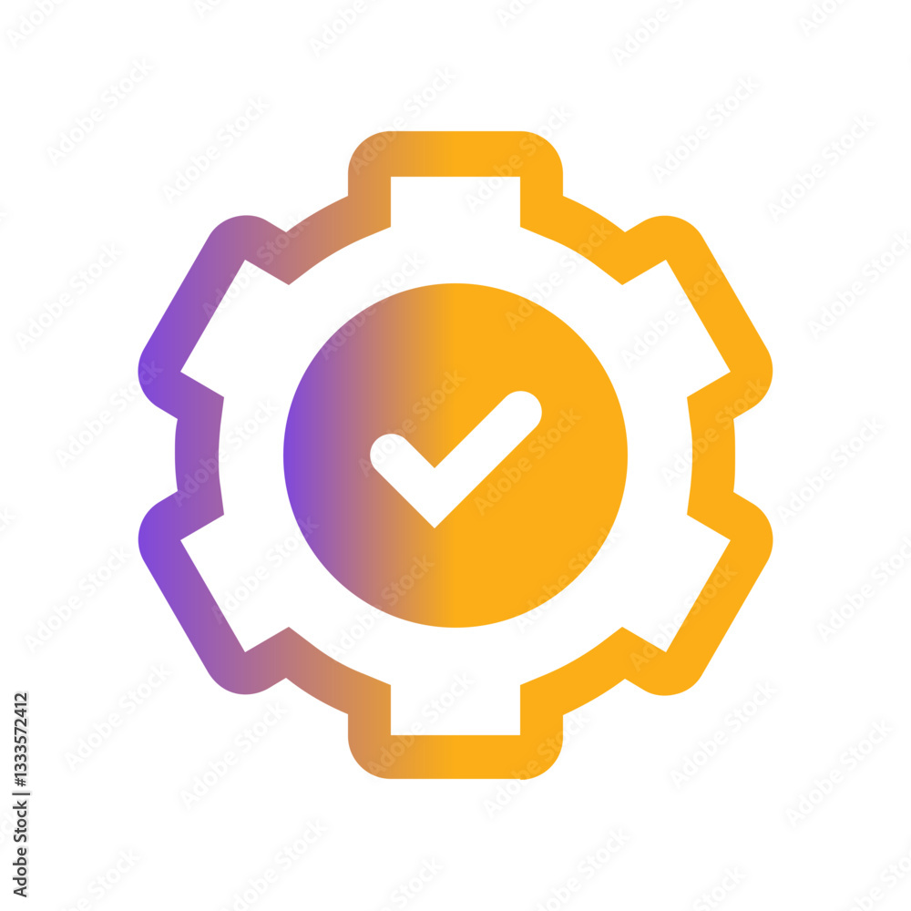 gradient icon gears gradient icon gears