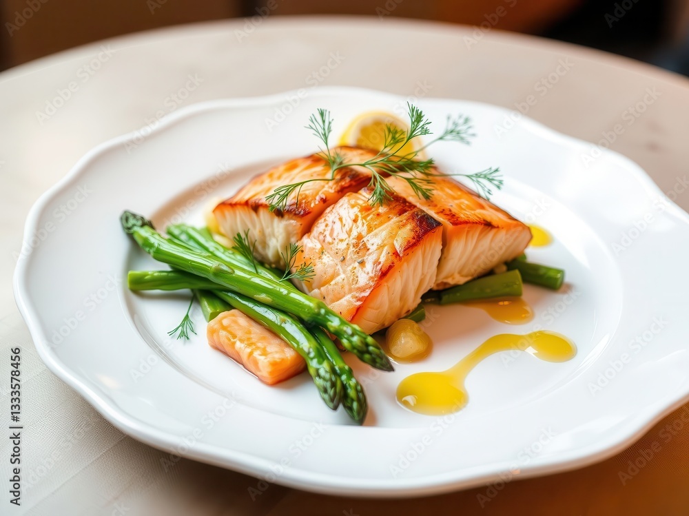 Pan-Seared Salmon with Asparagus Pan-Seared Salmon with Asparagus