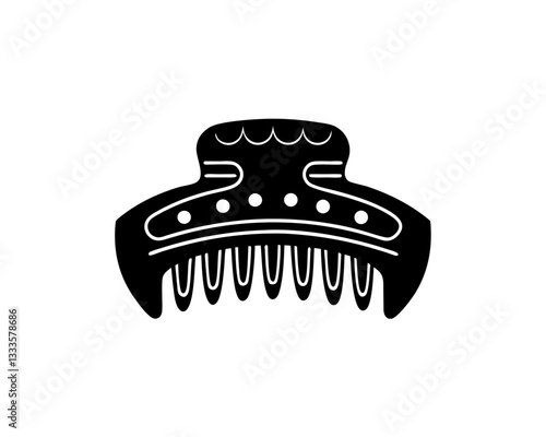 creative details Hairpin Icon vector illustration 