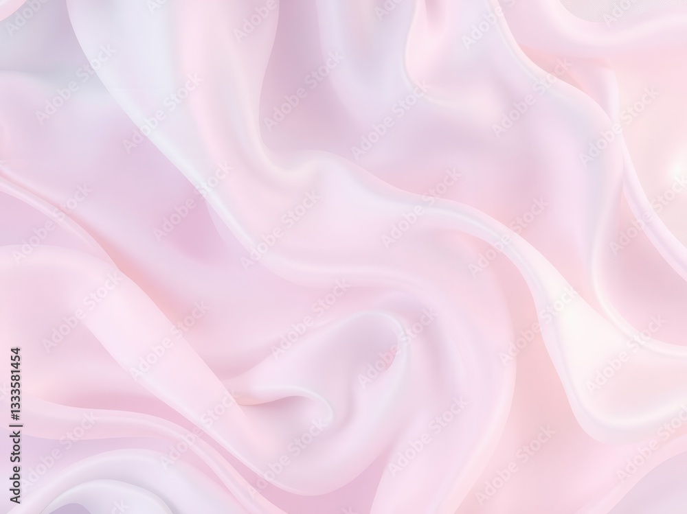 Obraz premium Abstract Pink Silk Drape