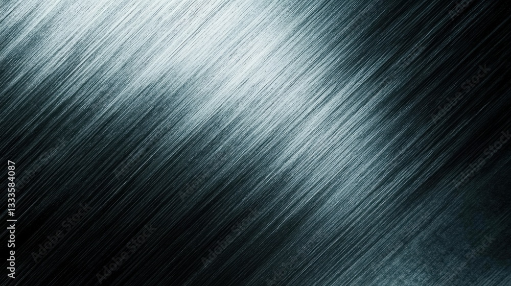 Abstract Metallic Texture: A captivating shot of an abstract metallic surface. It highlights the cold sheen and patterns on its surface, perfect for use in design and background applications.
