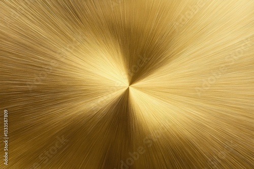 Radiant Gold: A dazzling, textured close-up showcases a polished gold surface with a radial pattern radiating from a central point, offering a sense of luxury and opulence.