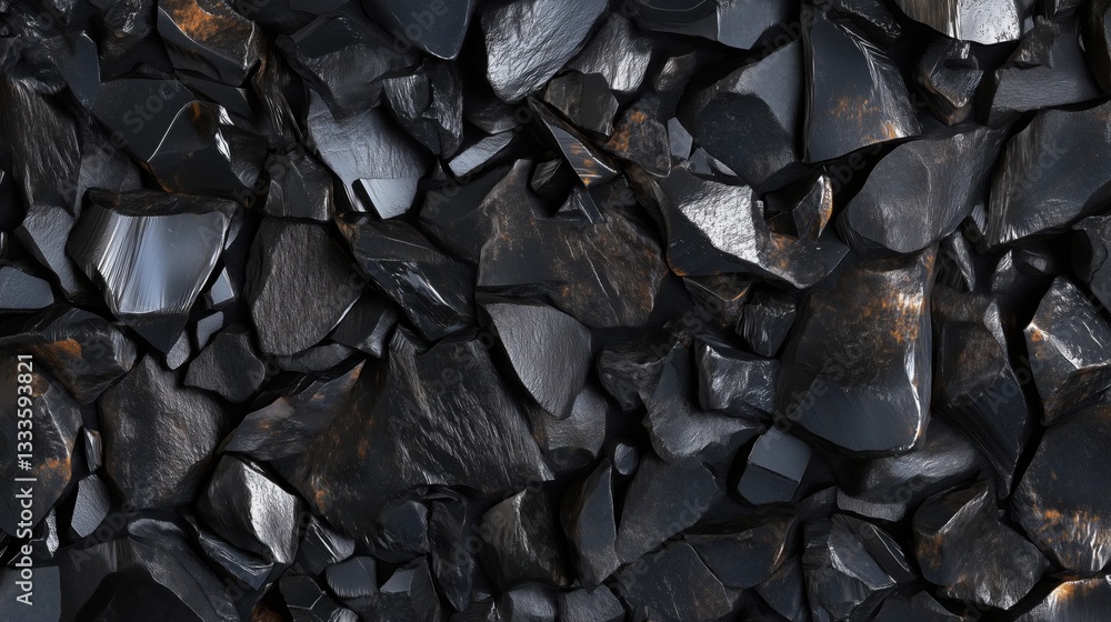 Rough black obsidian rock texture, abstract natural surface, geological pattern, dark elegance Rough black obsidian rock texture, abstract natural surface, geological pattern, dark elegance