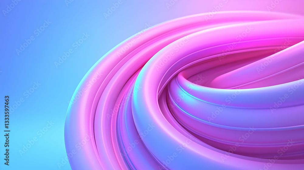 Abstract Pink and Blue Swirling Holographic Background Abstract Pink and Blue Swirling Holographic Background