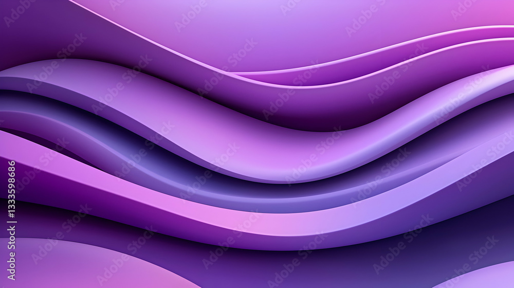 Abstract Purple Wave Background Abstract Purple Wave Background