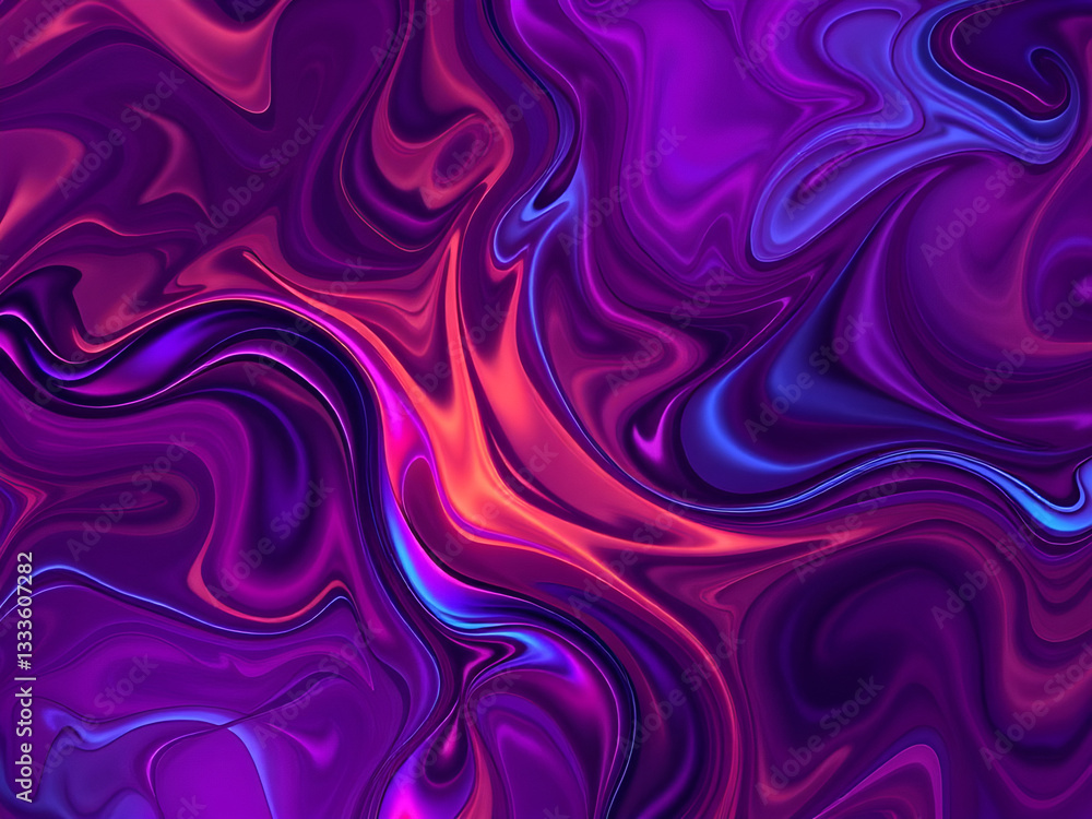 Obraz premium abstract background with colorful waves, A purple background with a wave of smoke, A colorful abstract background with swirls and dots