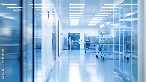 Wallpaper Mural High-Tech Semiconductor Manufacturing Environment Inside Clean Room Torontodigital.ca