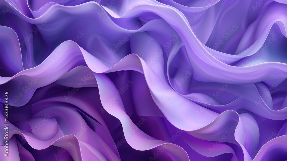 Obraz premium Abstract Purple Fluid Drape Background Image