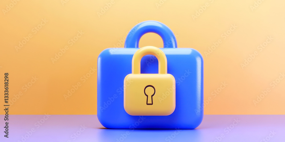 Environmental, Social, and Governance concept. Colorful padlock symbolizing security and protection against threats. Environmental, Social, and Governance concept. Colorful padlock symbolizing security and protection against threats.