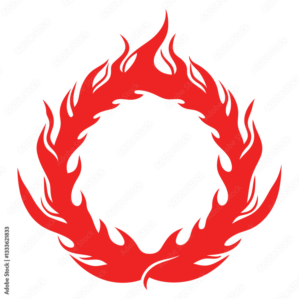 Striking Red Flames Design for Illustrations and Logos
Striking Red Flames Design for Illustrations and Logos