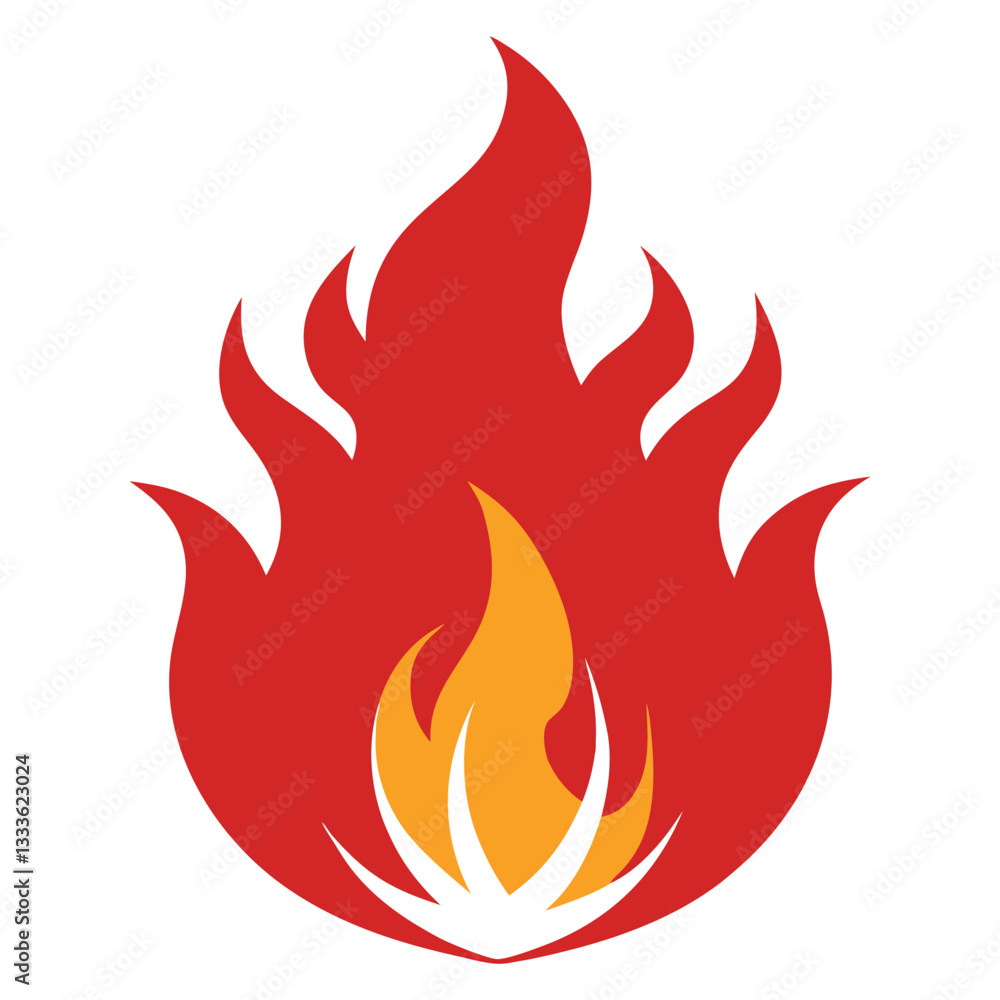 Intense Red Fire Flames Isolated Design for Creative Use
Intense Red Fire Flames Isolated Design for Creative Use