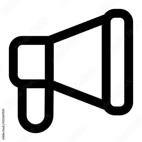 megaphone icon for illustration