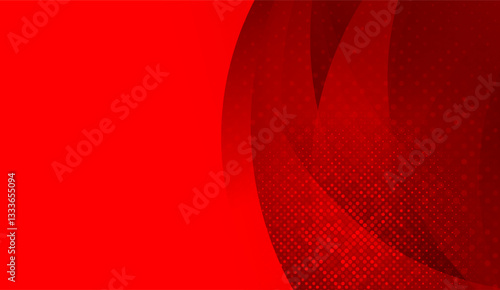 Red background. Wave abstract background. Can be used in cover design, book design, banner, poster, advertising.