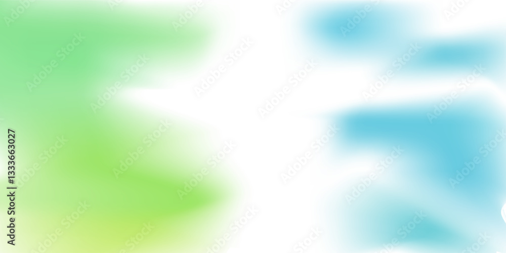 Obraz premium Light Blue, Green vector blurred background. Colorful illustration in abstract style with gradient. Elegant background for a brand book.