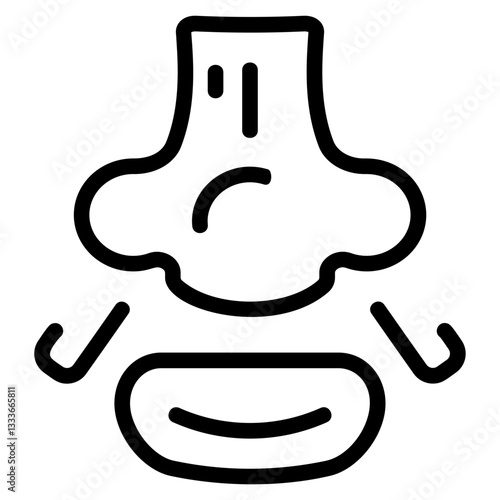 Breathing Line Icon
