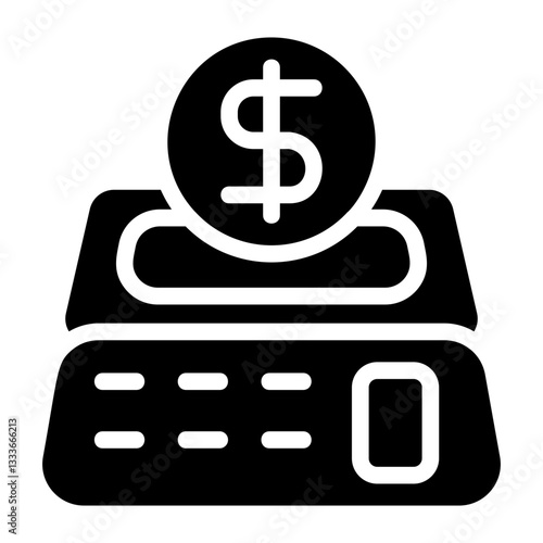 Financial Management Solid Icon