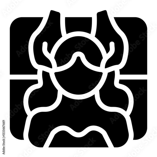 Massage Solid Icon