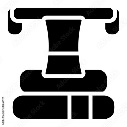 Towel Solid Icon