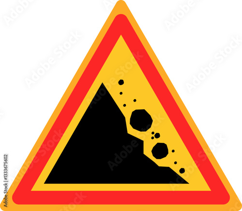 Warning Sign for Landslide Hazard