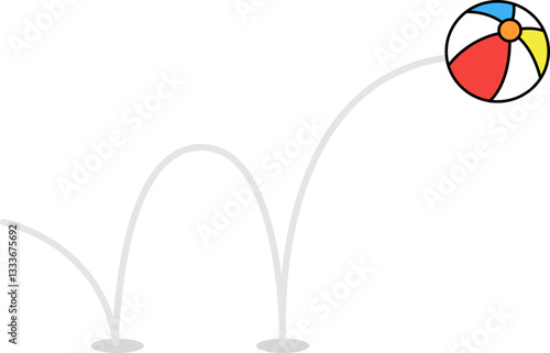 Animated Bouncing Beach Ball