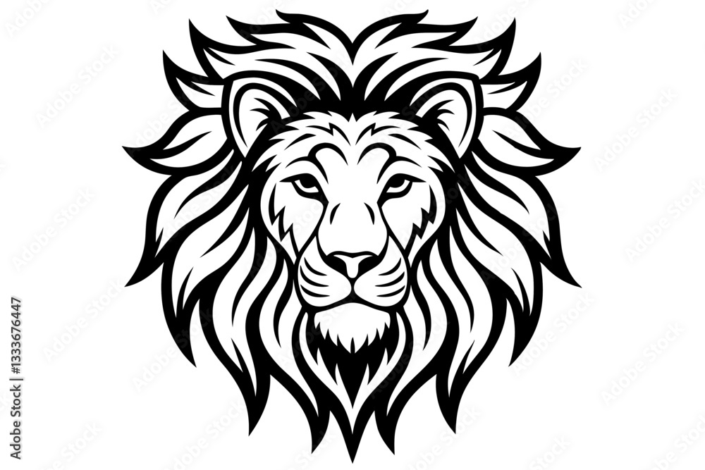 lion head vector, lion head mascot, lion head vector illustration. lion head vector, lion head mascot, lion head vector illustration.