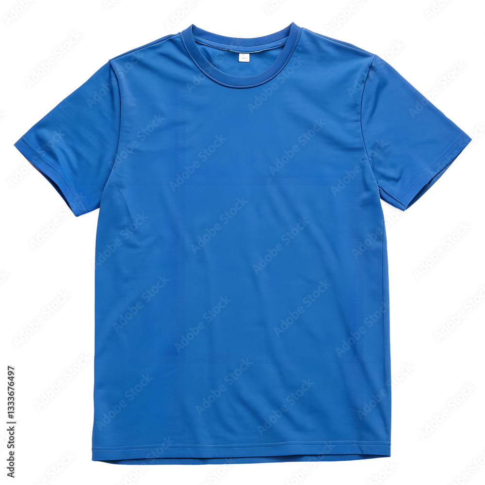 Plain blue t-shirt isolated on white or transparent background. Plain blue t-shirt isolated on white or transparent background.
