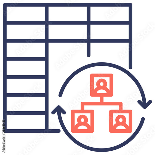 Reorganization Dual Tone Icon