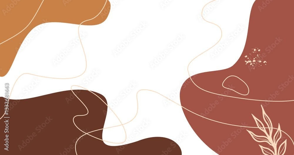 Abstract Shape Video Background in Earthy Beige Tones, Transparent with Alpha Channel Abstract Shape Video Background in Earthy Beige Tones, Transparent with Alpha Channel
