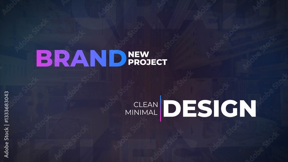 Gradient Titles: Horizontal Stock Template | Adobe Stock