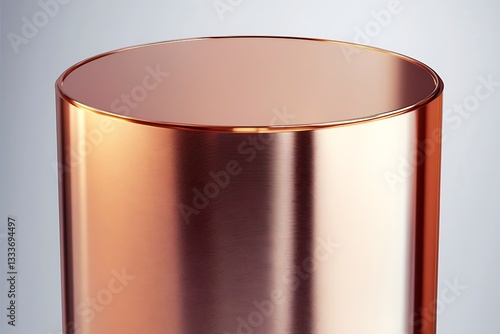 Rose Gold Cylinder Display Stand