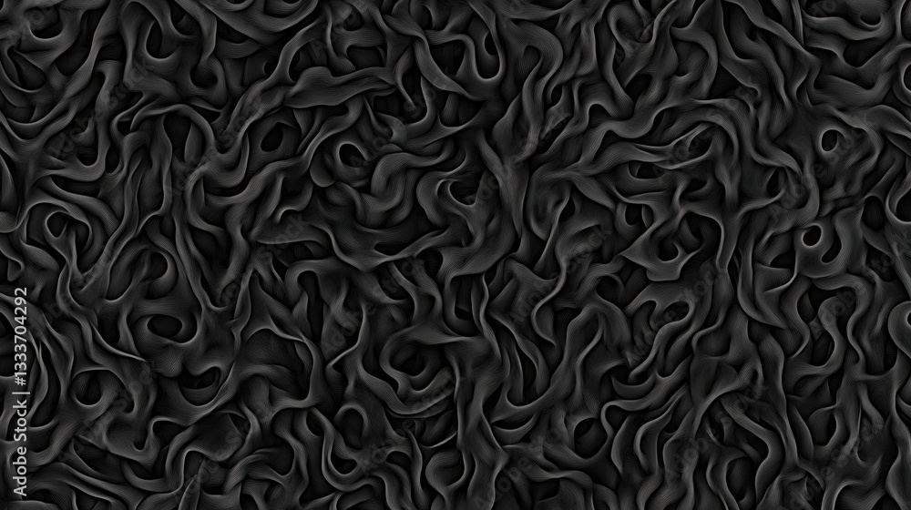 Abstract Dark Grey Swirling Texture Background Design: Seamless Pattern of Organic Shapes and Fluid Forms Abstract Dark Grey Swirling Texture Background Design: Seamless Pattern of Organic Shapes and Fluid Forms
