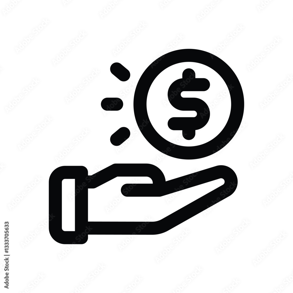 loan line icon. Clean and minimalist vector icon for websites, mobile apps, presentations, and logos. Fully scalable and customizable for any project. loan line icon. Clean and minimalist vector icon for websites, mobile apps, presentations, and logos. Fully scalable and customizable for any project.