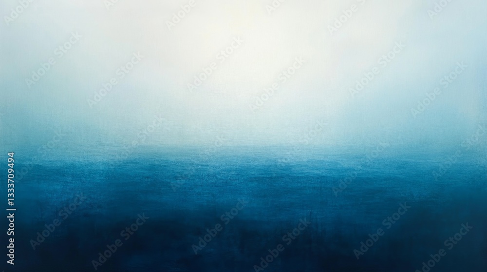 Fototapeta premium Soft Ethereal Blue Canvas with Seamless Transitioning Background