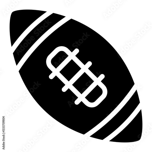 American football Solid Icon
